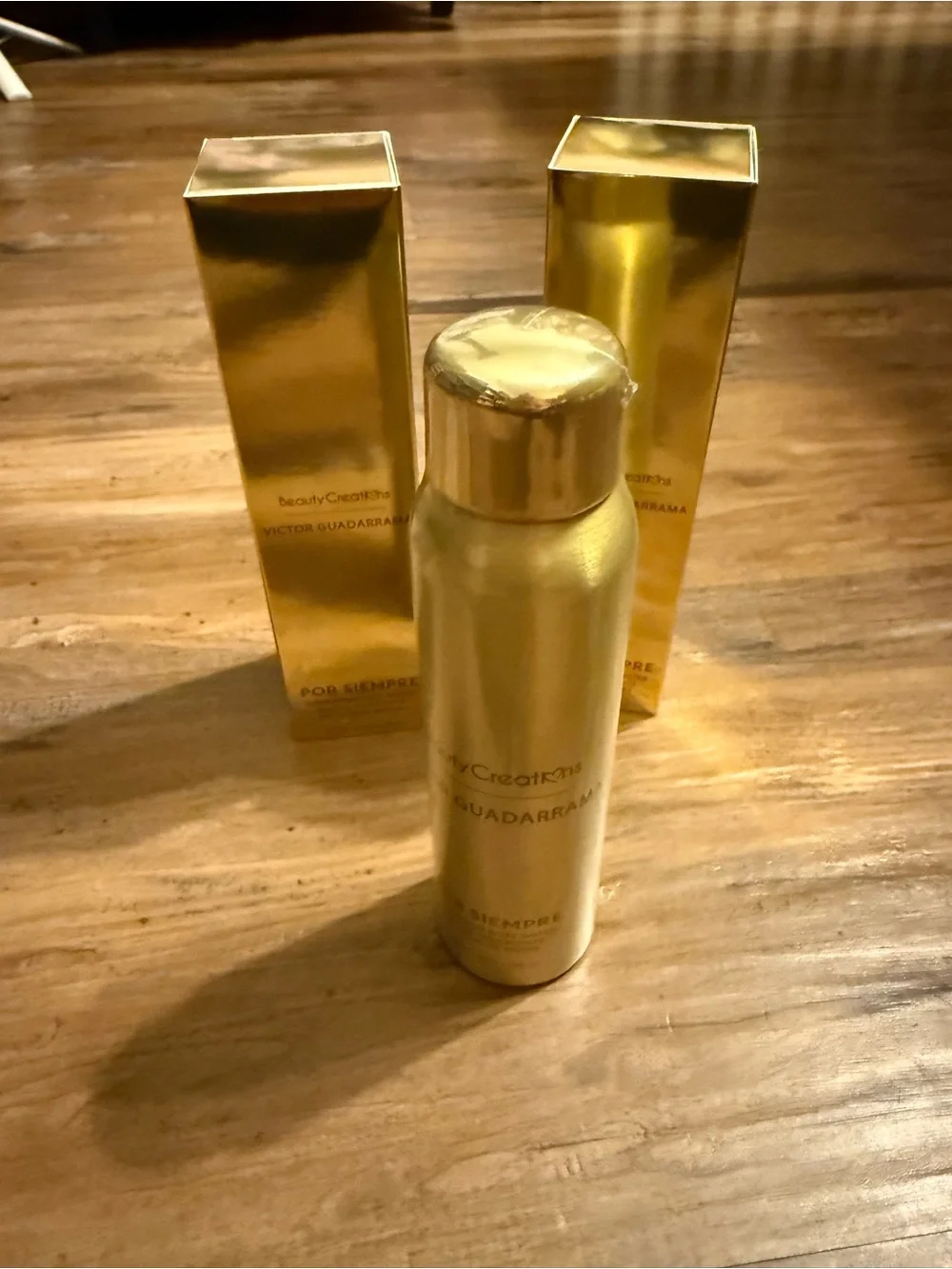 Beauty Creations Por Siempre Hydrating Rose Water Spray - Gold